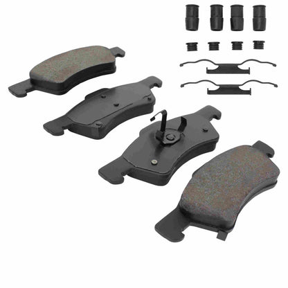 Quality-Built Black Series Semi-Metallic Brake Pads 1003-0857M