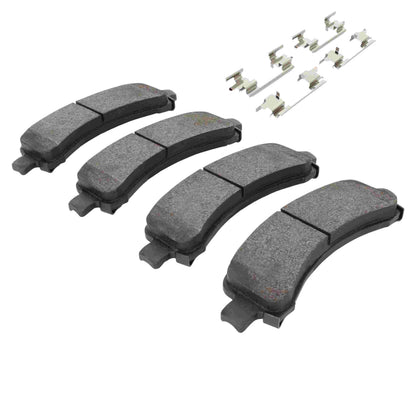 Quality-Built Black Series Semi-Metallic Brake Pads 1003-0974AM