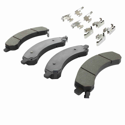 Quality-Built Black Series Semi-Metallic Brake Pads 1003-0989M