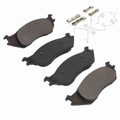 Quality-Built Black Series Semi-Metallic Brake Pads 1003-1045M