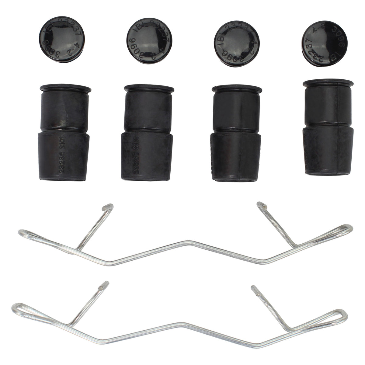 Quality-Built Black Series Semi-Metallic Brake Pads 1003-1060M