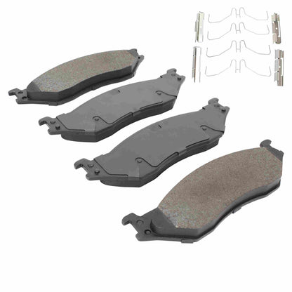 Quality-Built Black Series Semi-Metallic Brake Pads 1003-1066M