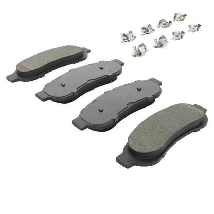 Quality-Built Black Series Semi-Metallic Brake Pads 1003-1067M
