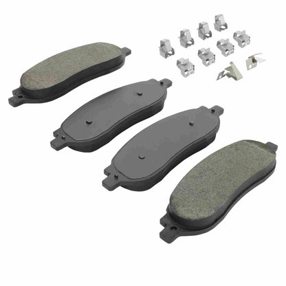 Quality-Built Black Series Semi-Metallic Brake Pads 1003-1068M