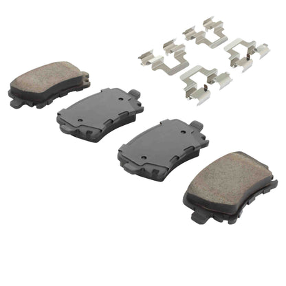 Quality-Built Black Series Ceramic Brake Pads 1003-1108C