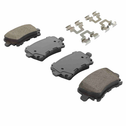 Quality-Built Black Series Semi-Metallic Brake Pads 1003-1108M
