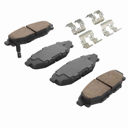 Quality-Built Black Series Semi-Metallic Brake Pads 1003-1114M