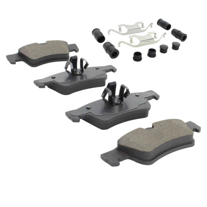 Quality-Built Black Series Semi-Metallic Brake Pads 1003-1122M