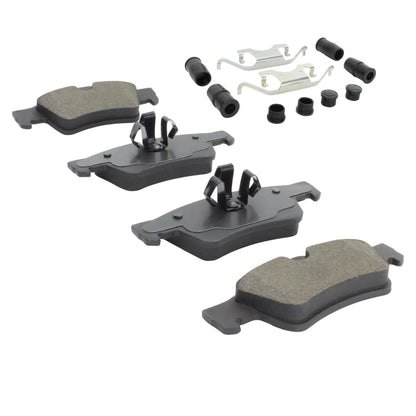 Quality-Built Black Series Semi-Metallic Brake Pads 1003-1122M