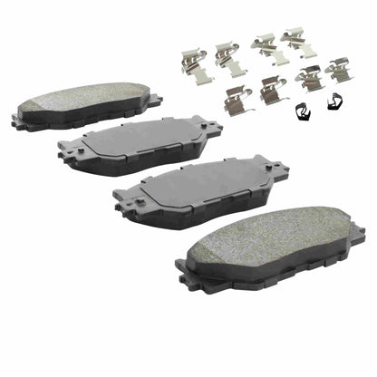 Quality-Built Black Series Semi-Metallic Brake Pads 1003-1178M