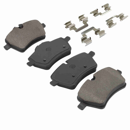 Quality-Built Black Series Semi-Metallic Brake Pads 1003-1204AM