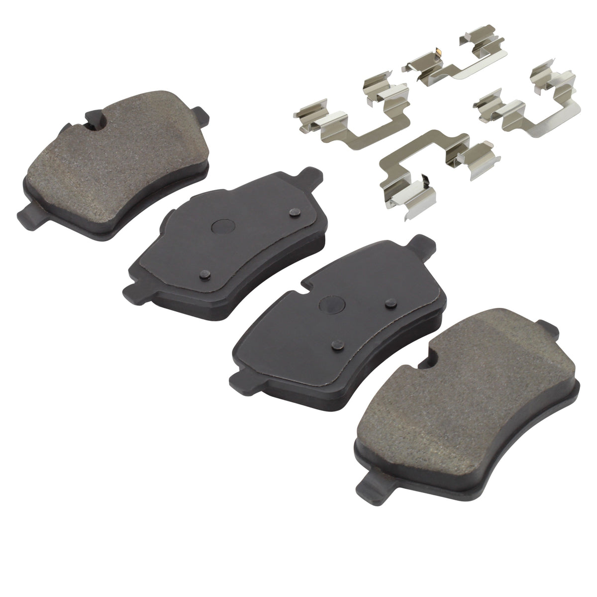 Quality-Built Black Series Semi-Metallic Brake Pads 1003-1204M