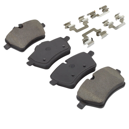 Quality-Built Black Series Semi-Metallic Brake Pads 1003-1204M