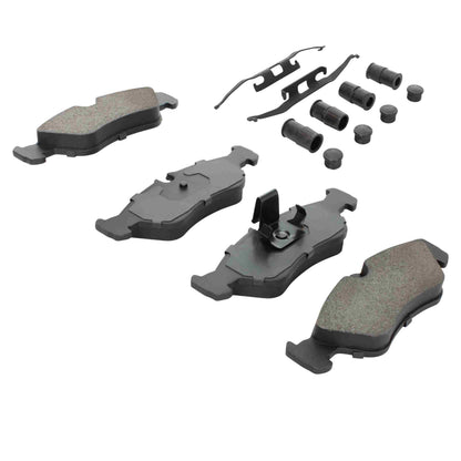 Quality-Built Black Series Semi-Metallic Brake Pads 1003-1229M