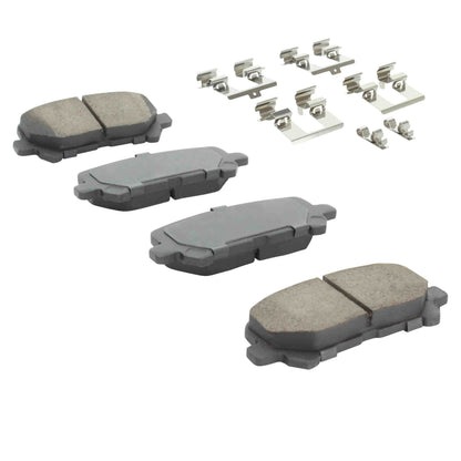 Quality-Built Black Series Ceramic Brake Pads 1003-1281C