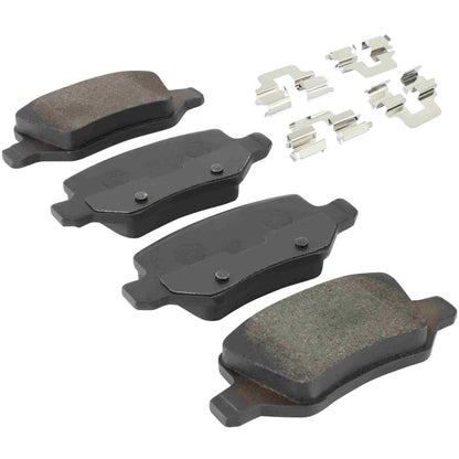 Quality-Built Black Series Semi-Metallic Brake Pads 1003-1358M