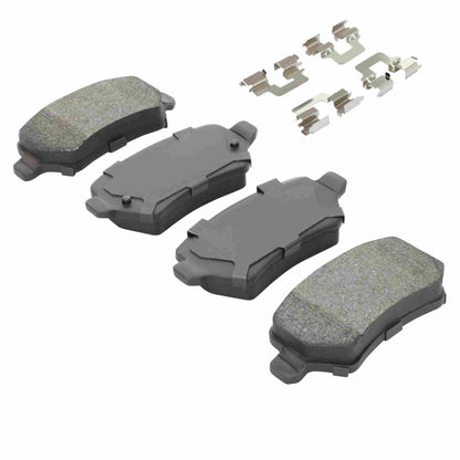 Quality-Built Black Series Semi-Metallic Brake Pads 1003-1362M