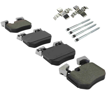 Quality-Built Black Series Semi-Metallic Brake Pads 1003-1372M