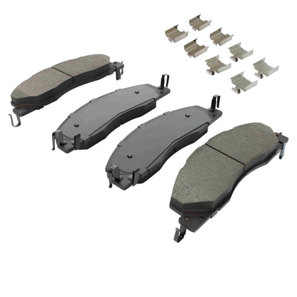 Quality-Built Black Series Semi-Metallic Brake Pads 1003-1399M