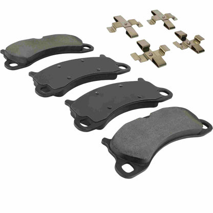 Quality-Built Black Series Semi-Metallic Brake Pads 1003-1664M