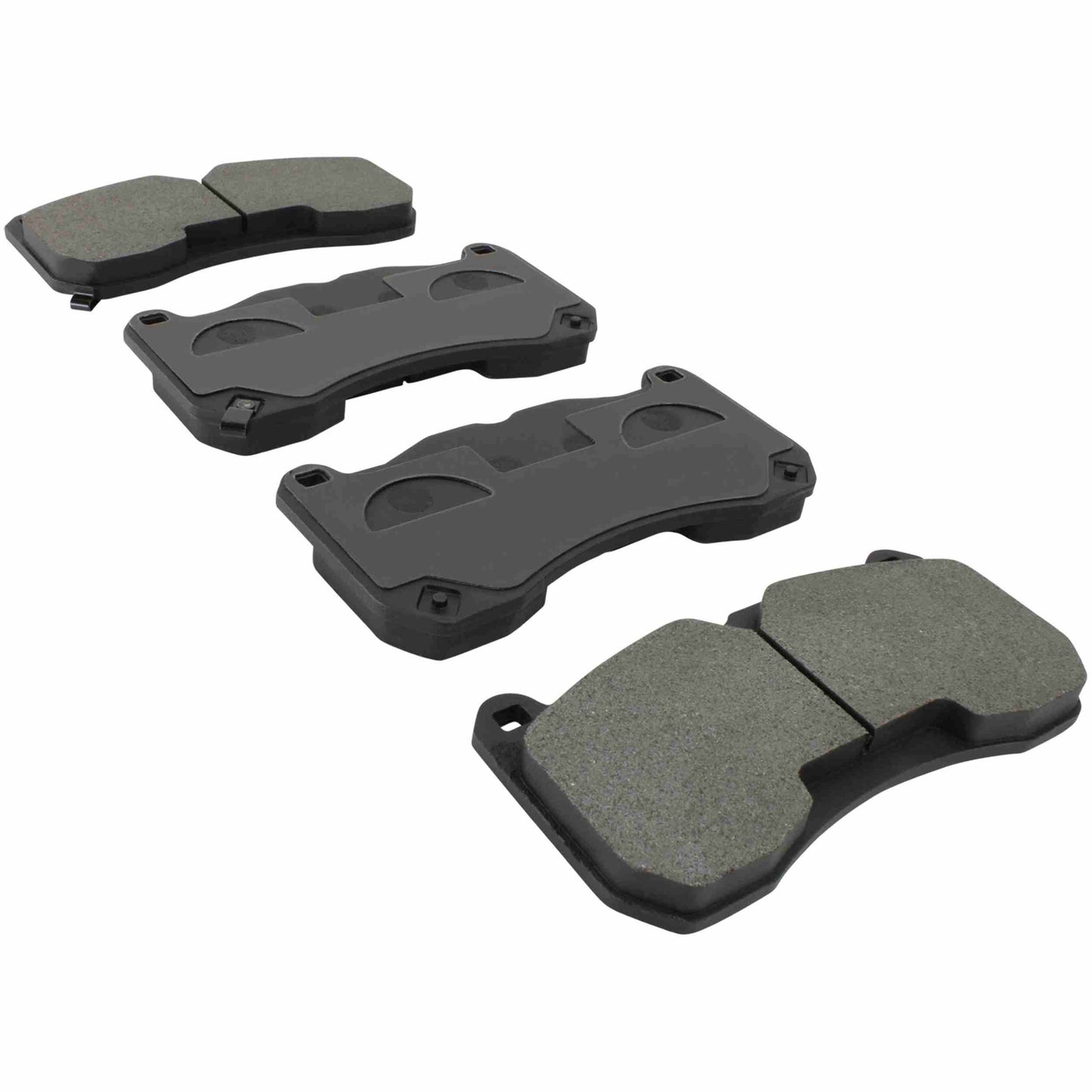 Quality-Built Black Series Semi-Metallic Brake Pads 1003-1666M