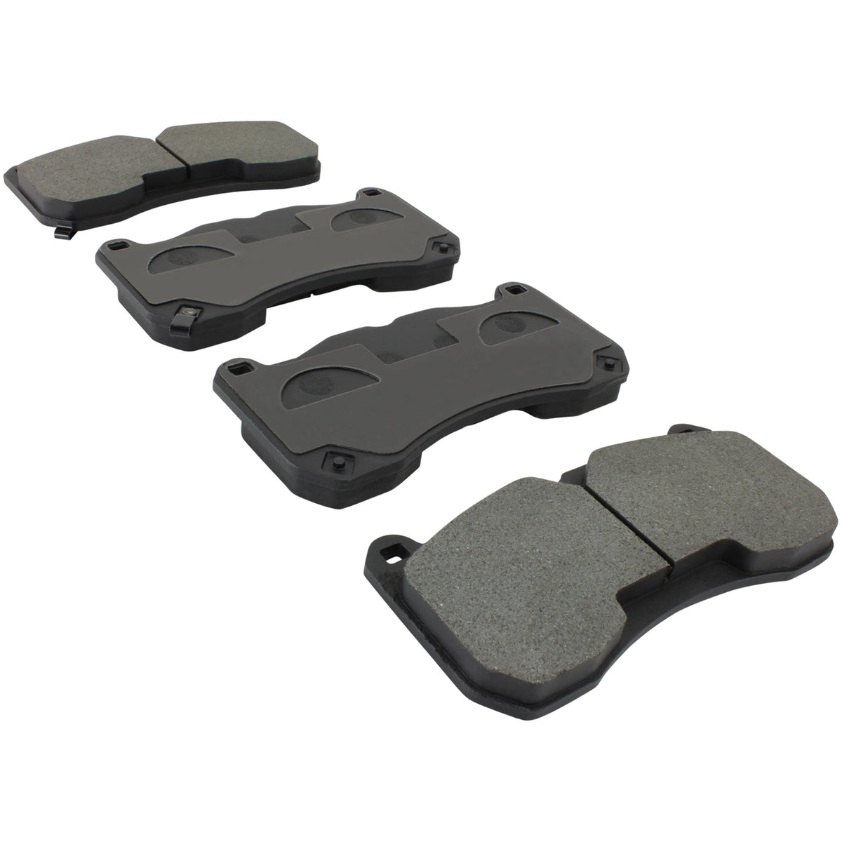 Quality-Built Black Series Semi-Metallic Brake Pads 1003-1666M