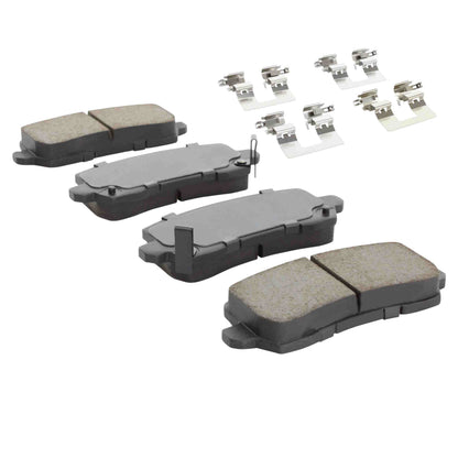 Quality-Built Black Series Ceramic Brake Pads 1003-1698C