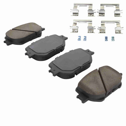 Quality-Built Black Series Ceramic Brake Pads 1003-1733C