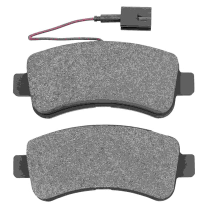 Quality-Built Black Series Semi-Metallic Brake Pads 1003-1746AM