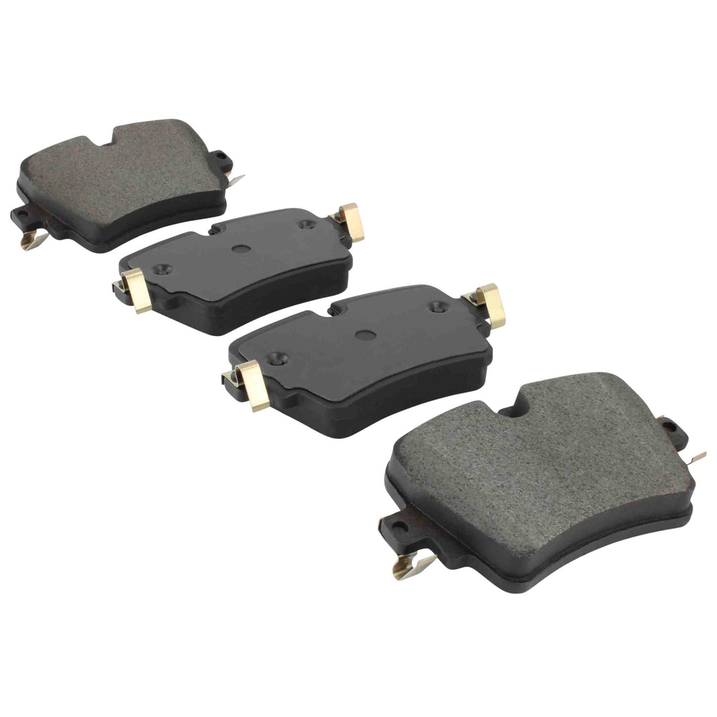 Quality-Built Black Series Semi-Metallic Brake Pads 1003-1753M