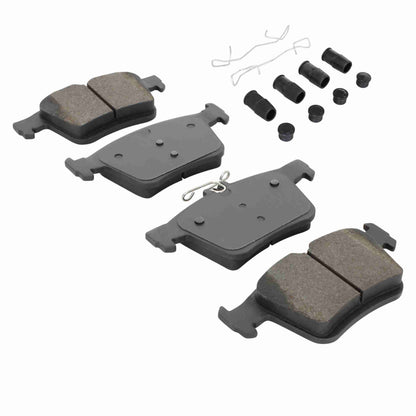 Quality-Built Black Series Semi-Metallic Brake Pads 1003-1761M
