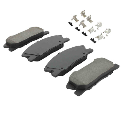 Quality-Built Black Series Semi-Metallic Brake Pads 1003-1767M