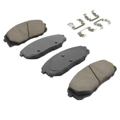 Quality-Built Black Series Ceramic Brake Pads 1003-1814C