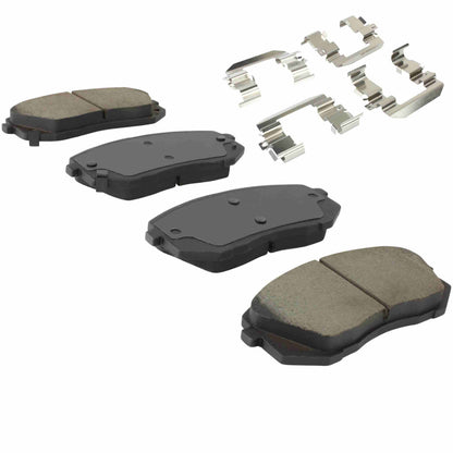 Quality-Built Black Series Ceramic Brake Pads 1003-1855AC