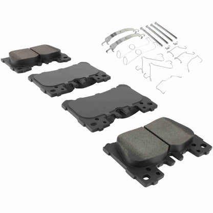 Quality-Built Black Series Semi-Metallic Brake Pads 1003-2063M