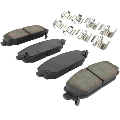 Quality-Built Black Series Ceramic Brake Pads 1003-2186C