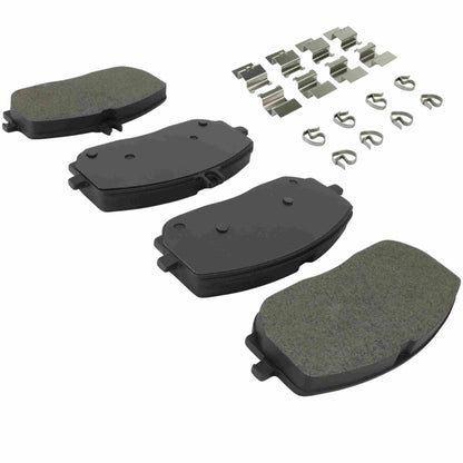 Quality-Built Black Series Semi-Metallic Brake Pads 1003-2209M