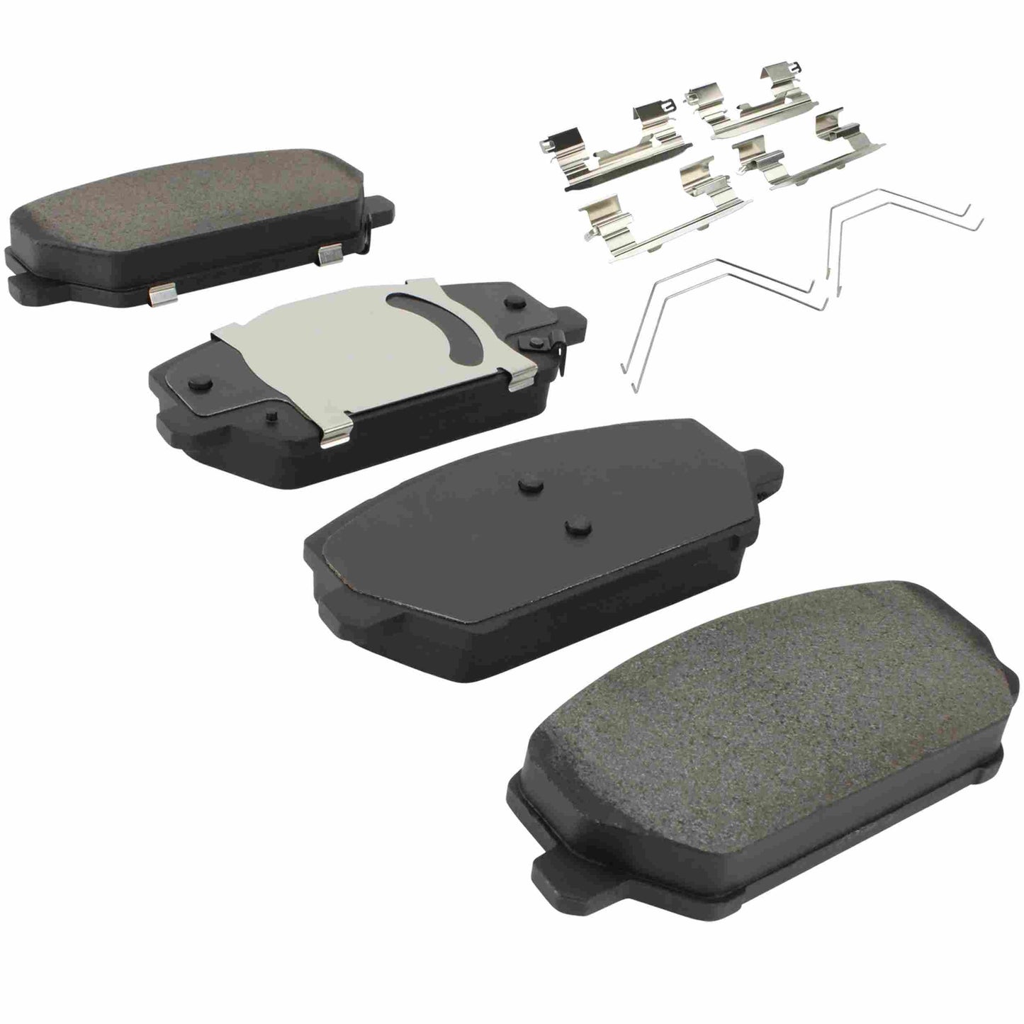 Quality-Built Black Series Semi-Metallic Brake Pads 1003-2211M