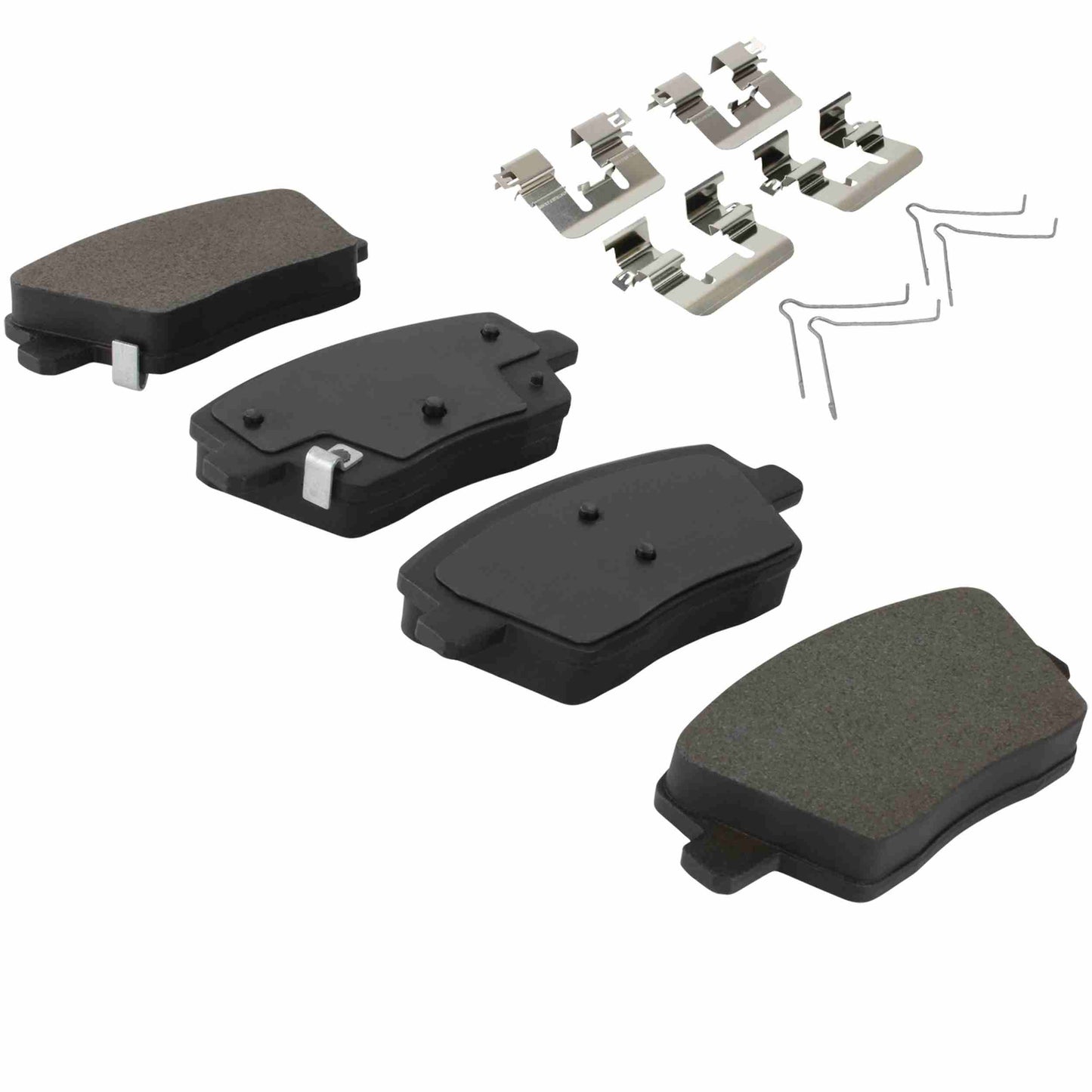 Quality-Built Black Series Semi-Metallic Brake Pads 1003-2212M