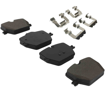 Quality-Built Black Series Semi-Metallic Brake Pads 1003-2220M