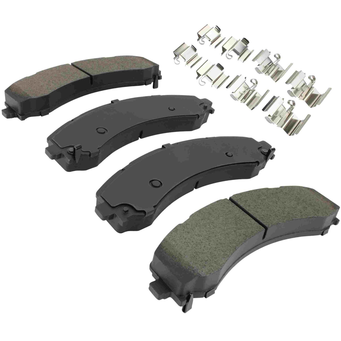 Quality-Built Black Series Semi-Metallic Brake Pads 1003-2224M