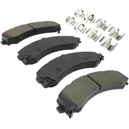 Quality-Built Black Series Semi-Metallic Brake Pads 1003-2224M