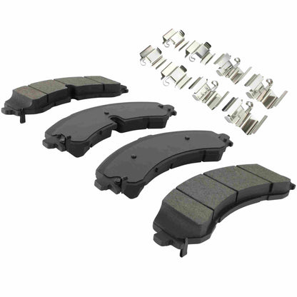 Quality-Built Black Series Semi-Metallic Brake Pads 1003-2250M