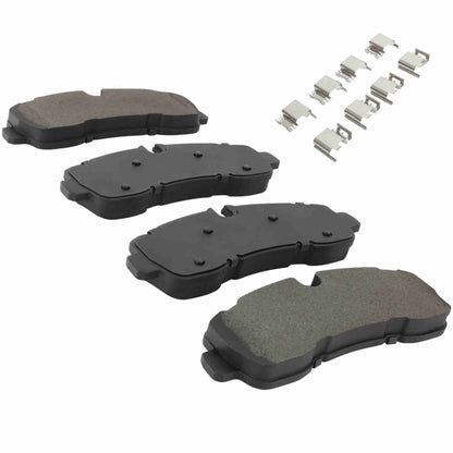 Quality-Built Black Series Semi-Metallic Brake Pads 1003-2281M