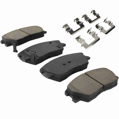 Quality-Built Black Series Ceramic Brake Pads 1003-2287C