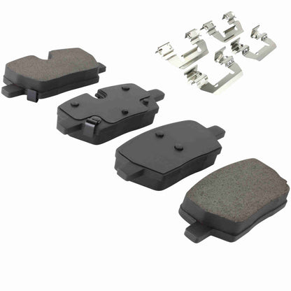 Quality-Built Black Series Semi-Metallic Brake Pads 1003-2303M
