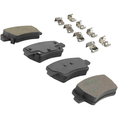 Quality-Built Black Series Ceramic Brake Pads 1003-2395C