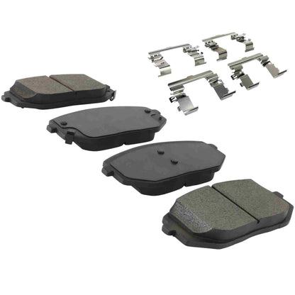 Quality-Built Black Series Semi-Metallic Brake Pads 1003-2398M