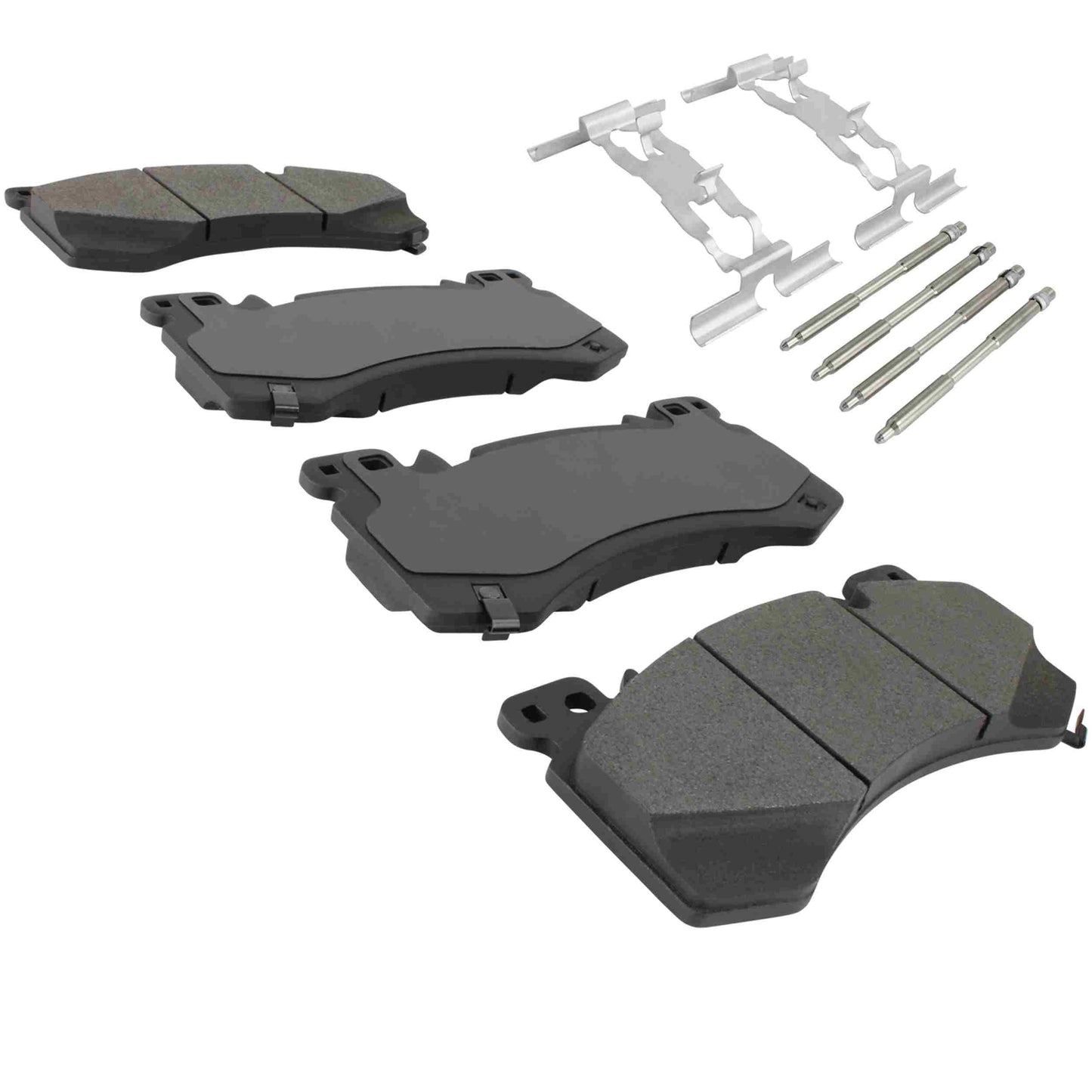 Quality-Built Black Series Semi-Metallic Brake Pads 1003-2407M