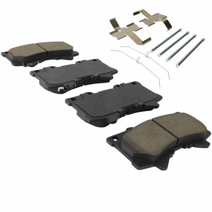Quality-Built Black Series Ceramic Brake Pads 1003-2442C